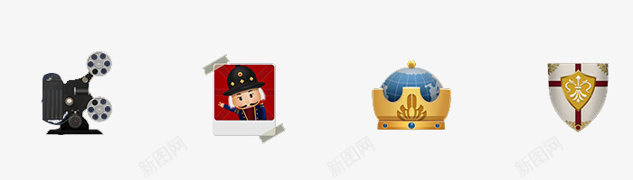 各色小图标png_新图网 https://ixintu.com 图像 图片 相片 黄冠
