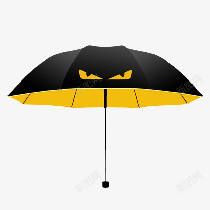 雨伞实物图png免抠素材_新图网 https://ixintu.com 太阳伞 折叠伞 防晒 雨伞 黑色伞