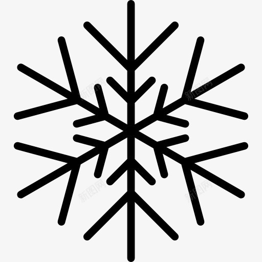 雪花图标png_新图网 https://ixintu.com frost 下雪 冬天 冷 白雪皑皑 自然