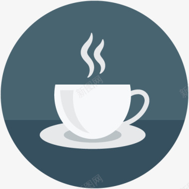 物流咖啡茶黑绿色图标图标