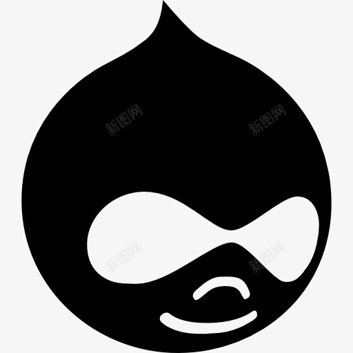 Drupal的大标志图标png_新图网 https://ixintu.com 博客 标识 网站管理