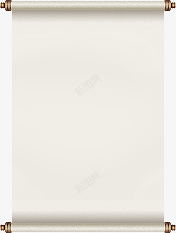 黄色复古长幅画卷png免抠素材_新图网 https://ixintu.com 复古 画卷 黄色