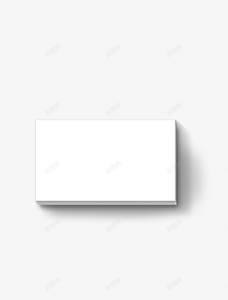 商业卡片正面psd免抠素材_新图网 https://ixintu.com 卡片 商业 正面 白色