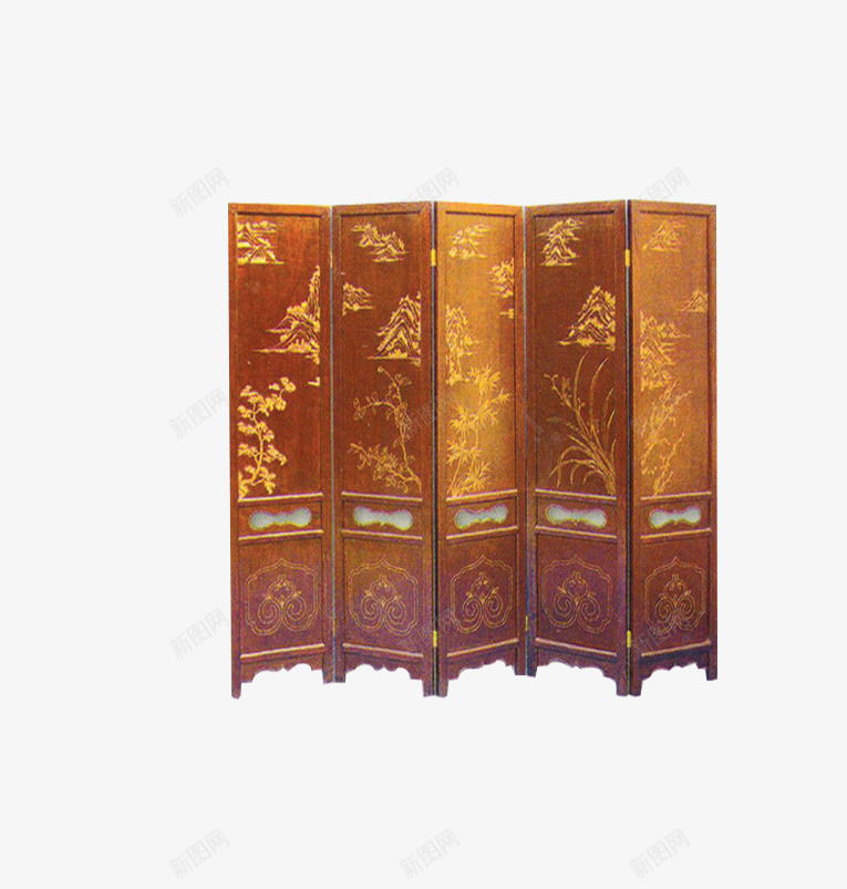 中世纪古典红木屏风png免抠素材_新图网 https://ixintu.com 中国风 仿古家具 古典 古典家具 古式家具 家具 家具图片 屏风 明清式家具 红木 红木家具