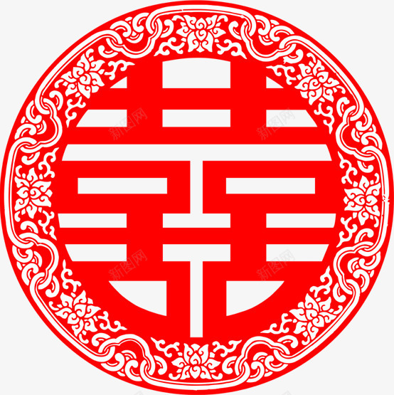 双喜字蓝色婚礼现场效果png免抠素材_新图网 https://ixintu.com 喜字 图片 圆形喜字 婚礼 效果 现场 蓝色