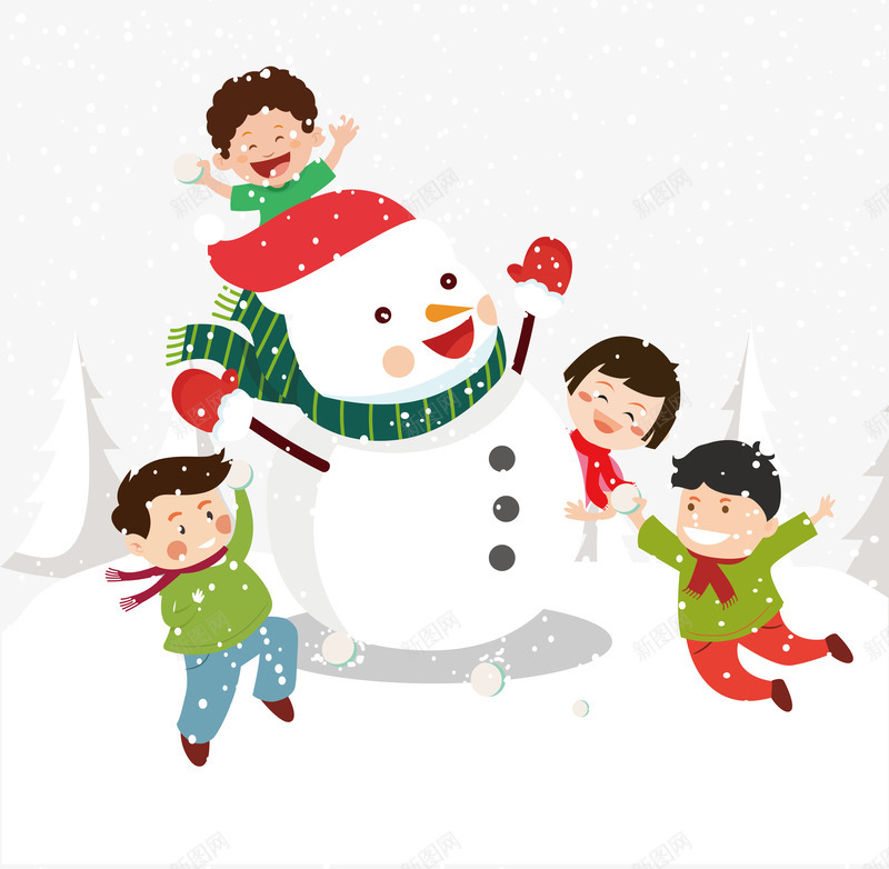 圣诞雪人矢量图ai免抠素材_新图网 https://ixintu.com 圣诞 圣诞快乐 圣诞挂饰 圣诞狂欢 圣诞矢量图 圣诞礼物 圣诞老人 圣诞节装饰 圣诞装饰 快乐 玩耍 雪人 矢量图