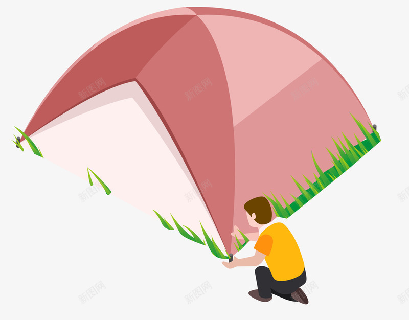 卡通手绘户外搭帐篷psd免抠素材_新图网 https://ixintu.com 卡通 卡通手绘户外搭帐篷 帐篷 户外 手绘 搭帐篷 简单帐篷