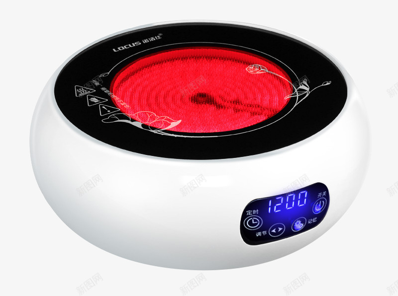 家用智能迷你电热炉png免抠素材_新图网 https://ixintu.com 家用 智能 煮茶 煮茶茶具 电器 电热炉 电磁炉 白色 迷你