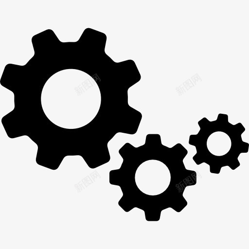 设置图标png_新图网 https://ixintu.com 三 工具和用具 接口 设置 车轮 配置 齿轮