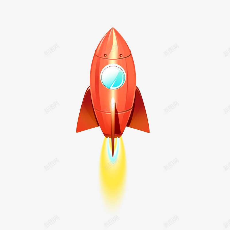 精致小火箭png免抠素材_新图网 https://ixintu.com 火箭 火箭素材 精致 精致火箭