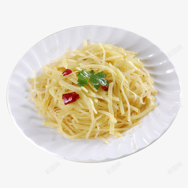 土豆丝png免抠素材_新图网 https://ixintu.com 土豆丝 家常 美食 酸辣