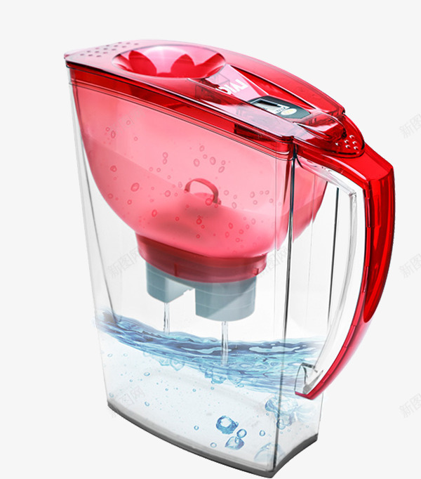 莱卡净水器滤水壶png免抠素材_新图网 https://ixintu.com 31L容量 五重过滤 产品实物 免费png 电子显示器