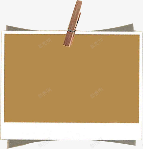 相片底框png免抠素材_新图网 https://ixintu.com 卡通相片底框 夹子 手绘相片底框 照片墙 线条 边框