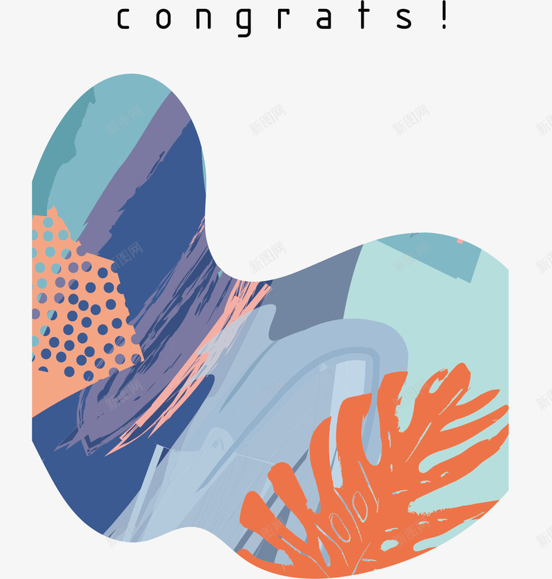 手绘创意涂鸦海报矢量图ai免抠素材_新图网 https://ixintu.com 创意 卡通 可爱 彩色的 手绘的 涂鸦 蓝色 矢量图