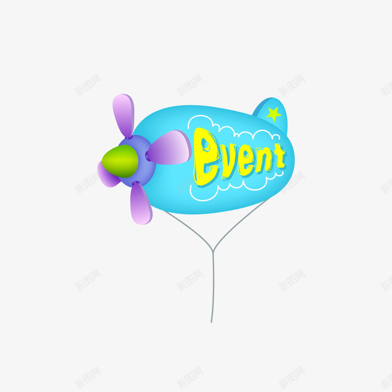 气球的飞行png免抠素材_新图网 https://ixintu.com 气球 气球的飞行 蓝色 飞行