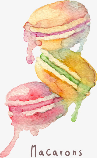 美味的水彩蛋糕美食png免抠素材_新图网 https://ixintu.com 水彩蛋糕 甜品 糕点
