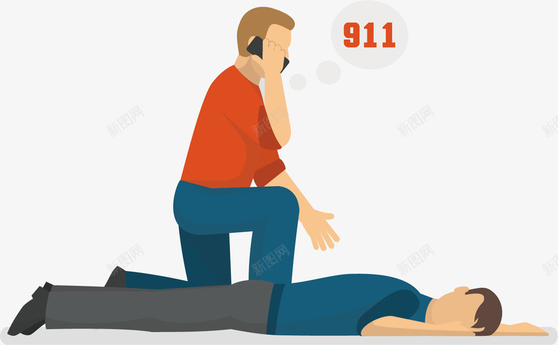 打电话急救的男士矢量图ai免抠素材_新图网 https://ixintu.com 911 创意 卡通 商务 急救 手绘 男士 简约 矢量图