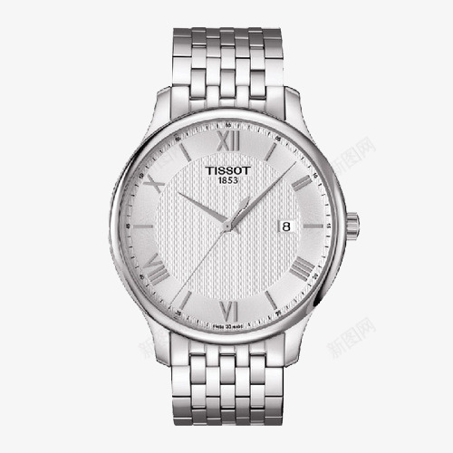 天梭俊雅系列石英表png免抠素材_新图网 https://ixintu.com TISSOT 产品实物 名牌手表 男士手表 腕表