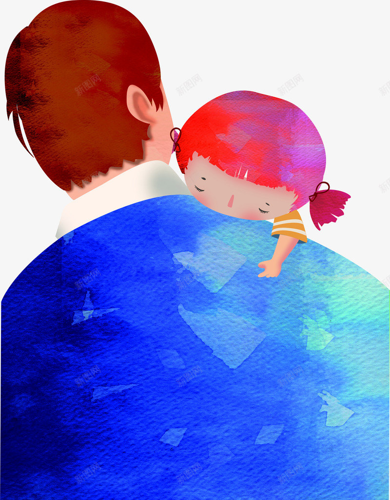 涂鸦卡通插画造型父子png免抠素材_新图网 https://ixintu.com 卡通 插画 涂鸦 父子 造型