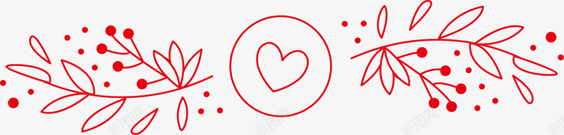 红心的卡通装饰边条矢量图ai免抠素材_新图网 https://ixintu.com 卡通装饰边条 婚庆 彩色边条 欧式边条 红心 红色边条 装饰边条 边条 矢量图