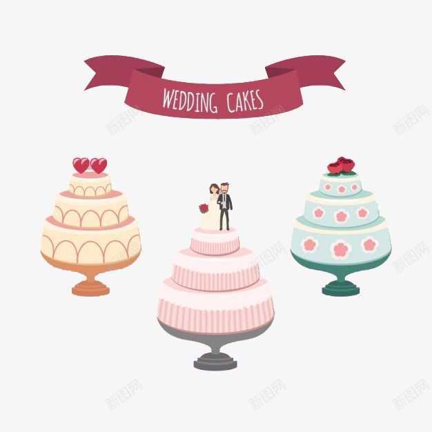 婚庆简易蛋糕png免抠素材_新图网 https://ixintu.com 婚庆 浪漫婚礼 简易蛋糕 蛋糕