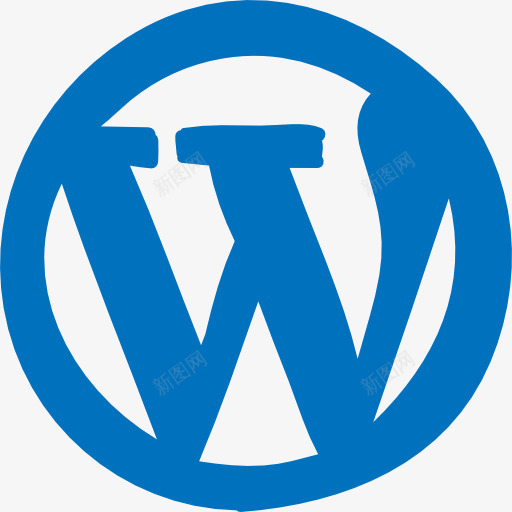 WordPress图标png_新图网 https://ixintu.com WordPress的 互联网 信 圆形标志 社交媒体 社会圈 网站 网络