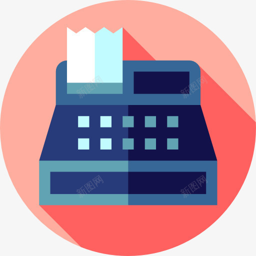 现金登记图标png_新图网 https://ixintu.com 商务 商务和购物 支付 现金登记 购买 购物