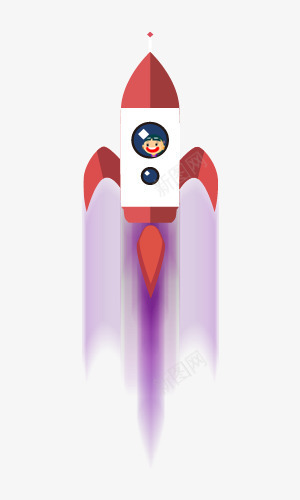 飞信时光机卡通火箭png免抠素材_新图网 https://ixintu.com 卡通 卡通火箭 时光 时光机 火箭