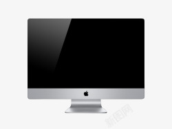 平面设计样机灰色电脑苹果样机透明高清图片