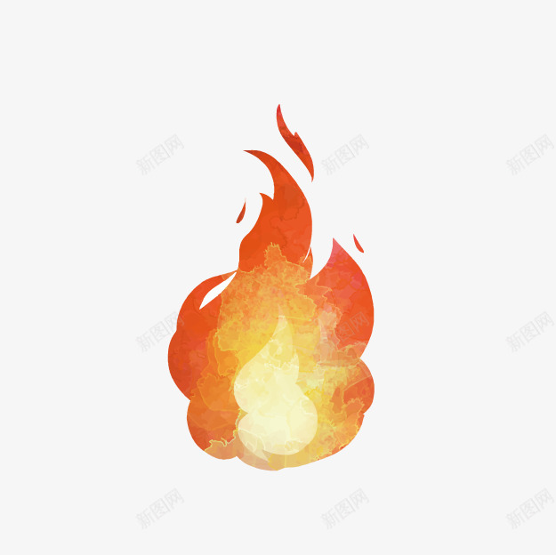 卡通红色火苗png免抠素材_新图网 https://ixintu.com 卡通火焰 卡通火苗 外焰 日系手绘 火焰喷射 红色火苗