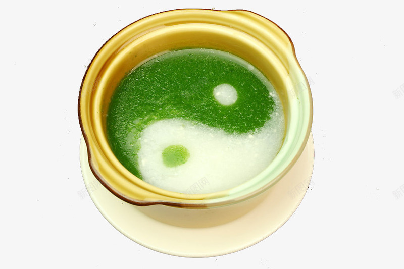 太极素菜羹png免抠素材_新图网 https://ixintu.com 中华美食 传统美食 凉菜 手绘 熟菜 盘子 砂锅 素菜汤 美味 装饰 餐饮美食