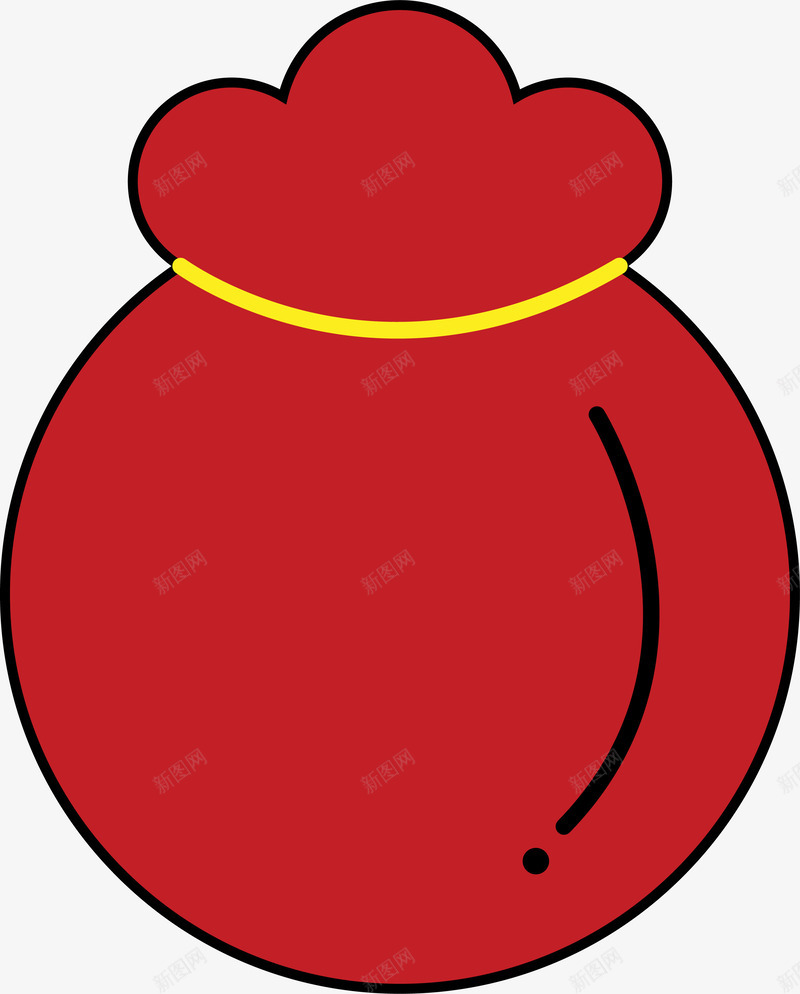 卡通手绘新年福袋简笔画矢量图ai免抠素材_新图网 https://ixintu.com 卡通手绘新年福袋简笔画 卡通新年福袋 手绘福袋 新年福袋 矢量图 福袋 福袋简笔画 红色 过年简笔