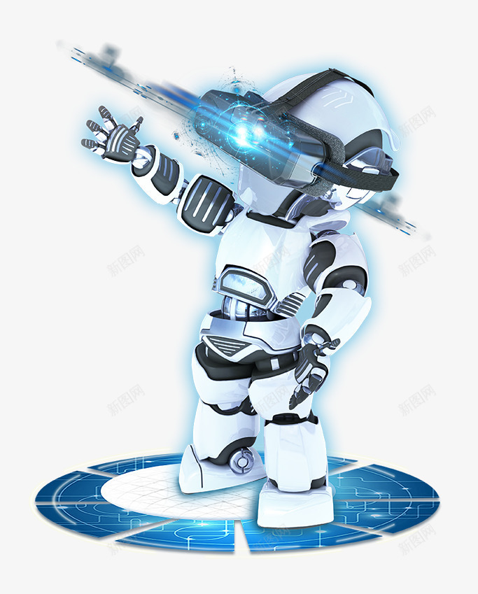 人工智能机器人111png免抠素材_新图网 https://ixintu.com 人工智能 先进 帅气机器人 机器人 科技