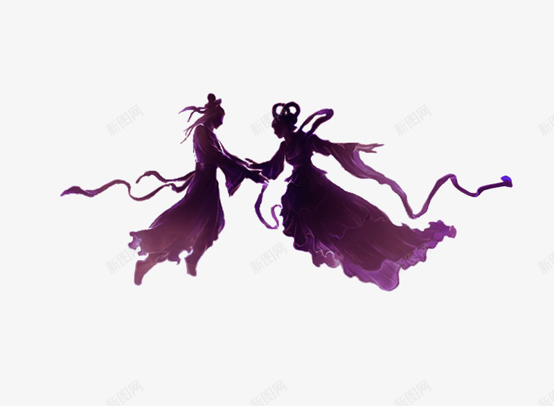 七夕情人节卡通紫色图标png_新图网 https://ixintu.com 卡通 图标 情人 紫色