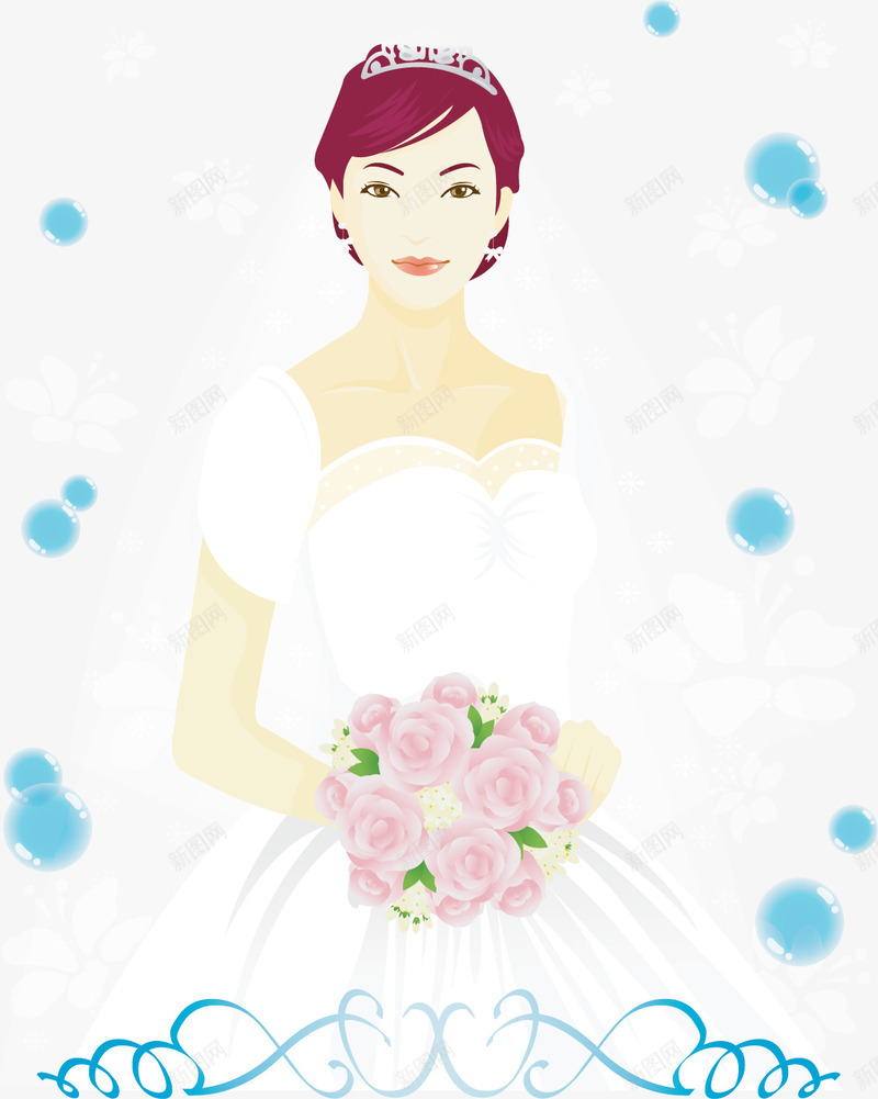 美女婚纱照png免抠素材_新图网 https://ixintu.com 婚庆 婚纱照素材 美女 美女婚纱照矢量素材 美女矢量 美女素材