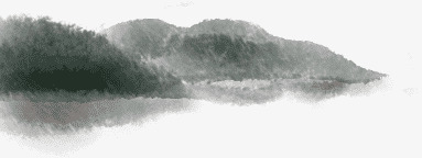 河岸png免抠素材_新图网 https://ixintu.com 中国画 山水彩 水墨画 水彩山 水彩画 湖畔