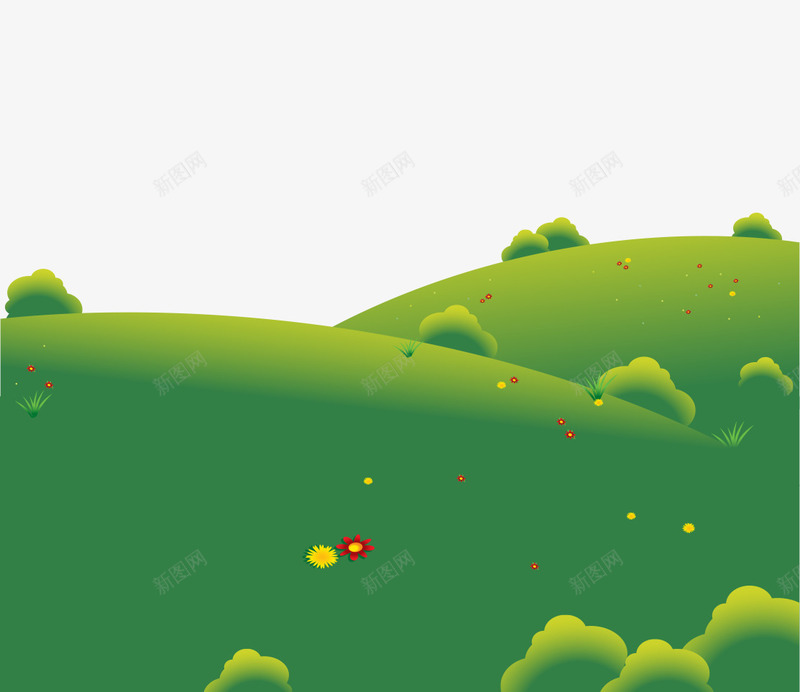 卡通手绘翠绿草地草丛灌木矢量图ai免抠素材_新图网 https://ixintu.com 缈犵豢鐨勭亴鏈 缈犵豢鐨勮崏鍦 鍗 鎵嬬粯鐨勮崏涓 骞抽潰鑽夊湴绱犳潗 矢量图