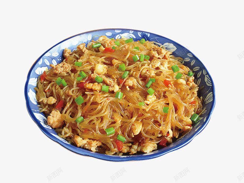 粉丝炒肉沫png免抠素材_新图网 https://ixintu.com 免扣素材 热菜 粉丝 肉沫 菜品