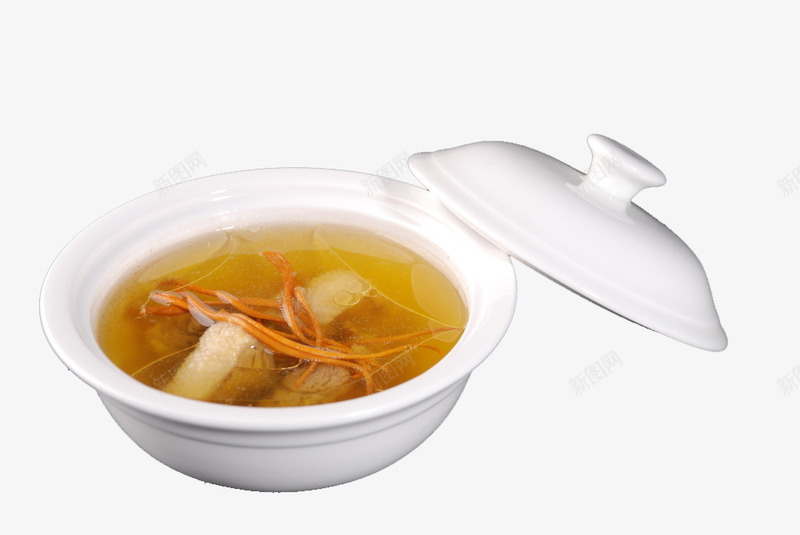 虫草花炖水鸭png免抠素材_新图网 https://ixintu.com 下饭菜乱炖 传统美食 家常炖菜 家常菜 招牌菜 虫草花炖水鸭炖菜 餐饮美食