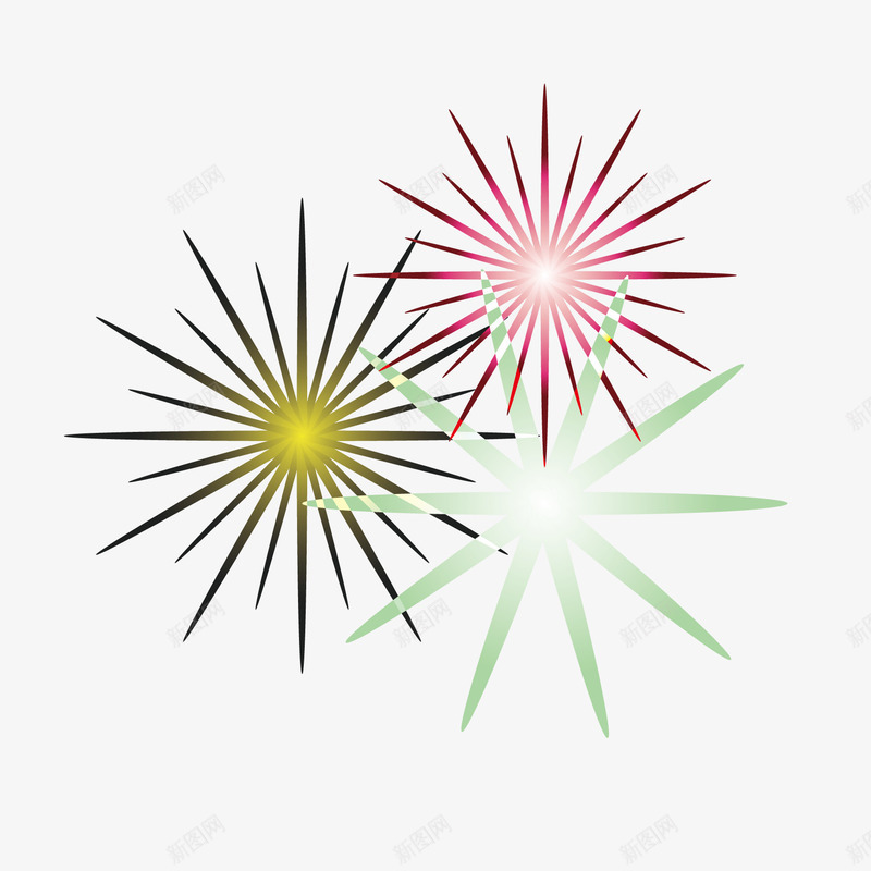 锯齿状的荧光png免抠素材_新图网 https://ixintu.com 效果 荧光 萤火 锯齿状的荧光