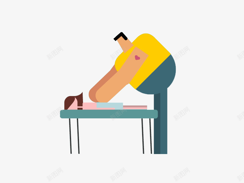 扁平化卡通按摩椅png免抠素材_新图网 https://ixintu.com H5页面素材 创意卡通元素 卡通 扁平化 扁平素材 按摩 电商卡通 网页设计卡通 马杀鸡