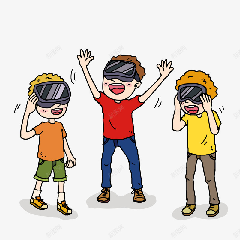 开心ARpng免抠素材_新图网 https://ixintu.com AR科技 体验 数码 眼镜
