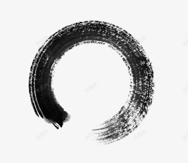 水墨笔刷系列5png免抠素材_新图网 https://ixintu.com 墨水 墨点 墨迹 水墨 笔刷 黑色