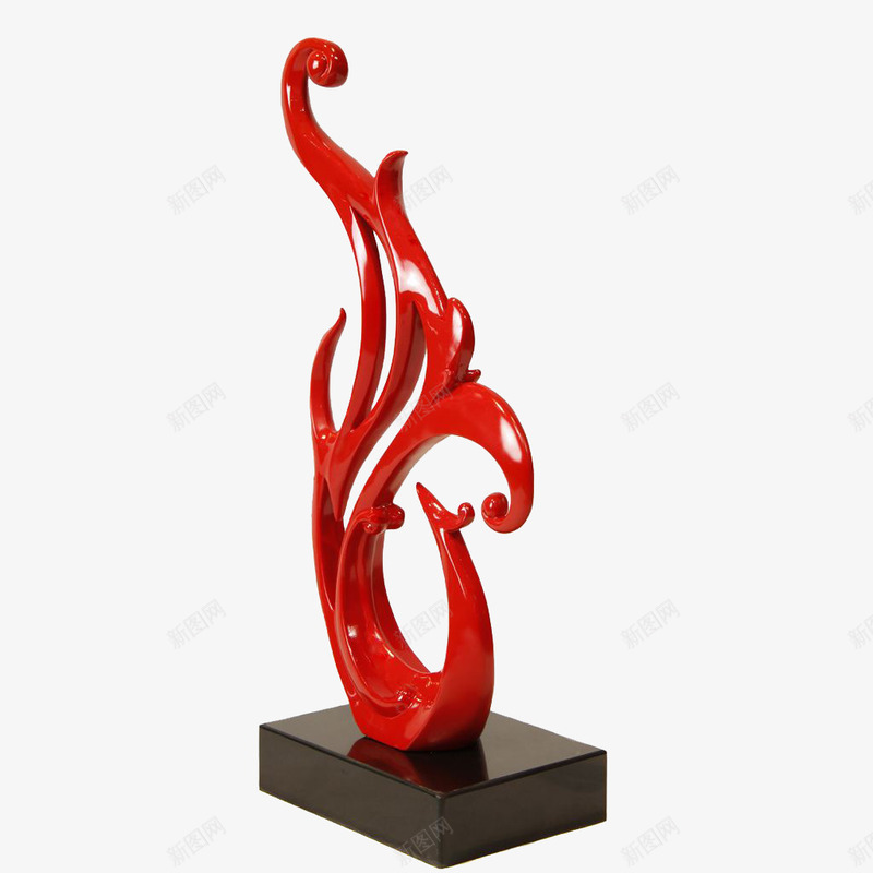 红色木雕摆件png免抠素材_新图网 https://ixintu.com 喜庆 婚庆 家装装饰 摆件 艺术品