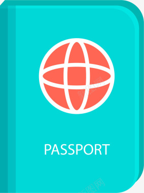 蓝色旅行图册世界旅游标素矢量图图标图标