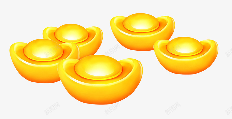 2019年货节黄色元宝psd免抠素材_新图网 https://ixintu.com 2019 2019年货节黄色元宝 元宝 卡通元宝 年货节 金钱 黄色