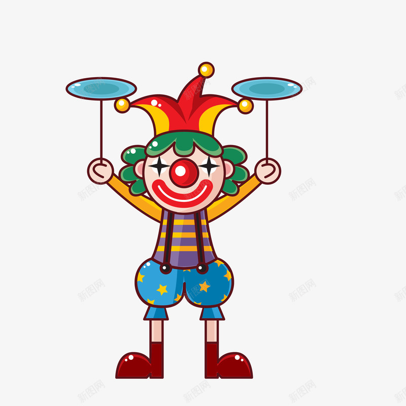 有趣搞笑游乐场矢量图eps免抠素材_新图网 https://ixintu.com png玩耍 小丑 开心 搞笑 有趣 游乐场 转盘 矢量图