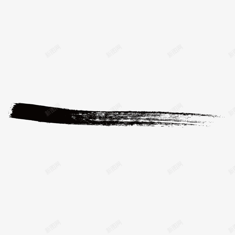 笔刷笔触毛笔飞白矢量图ai免抠素材_新图网 https://ixintu.com 实心点 毛笔 矢量图 笔刷 笔触 运笔 飞白