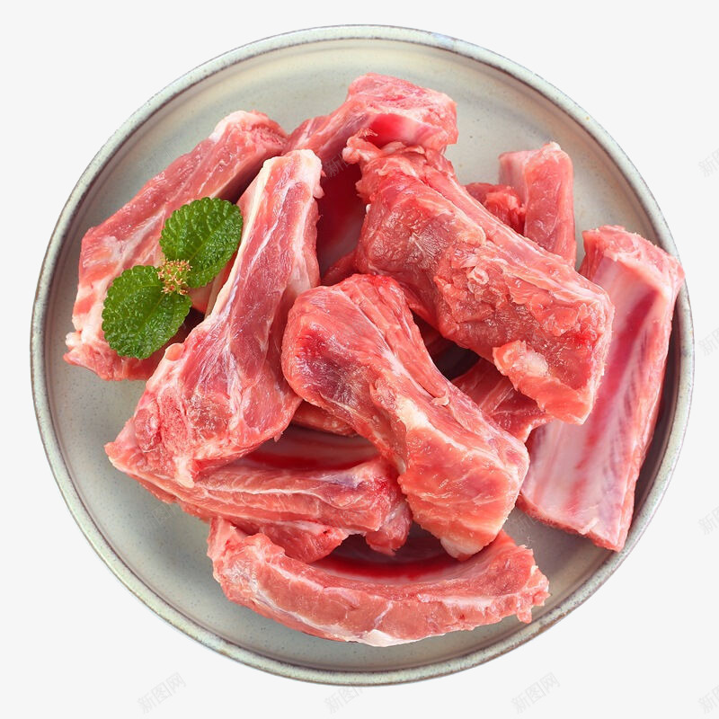猪肉png免抠素材_新图网 https://ixintu.com 产品实物 大肉 排骨 排骨肉 瘦肉 肉 肉类 肉食 鲜排骨