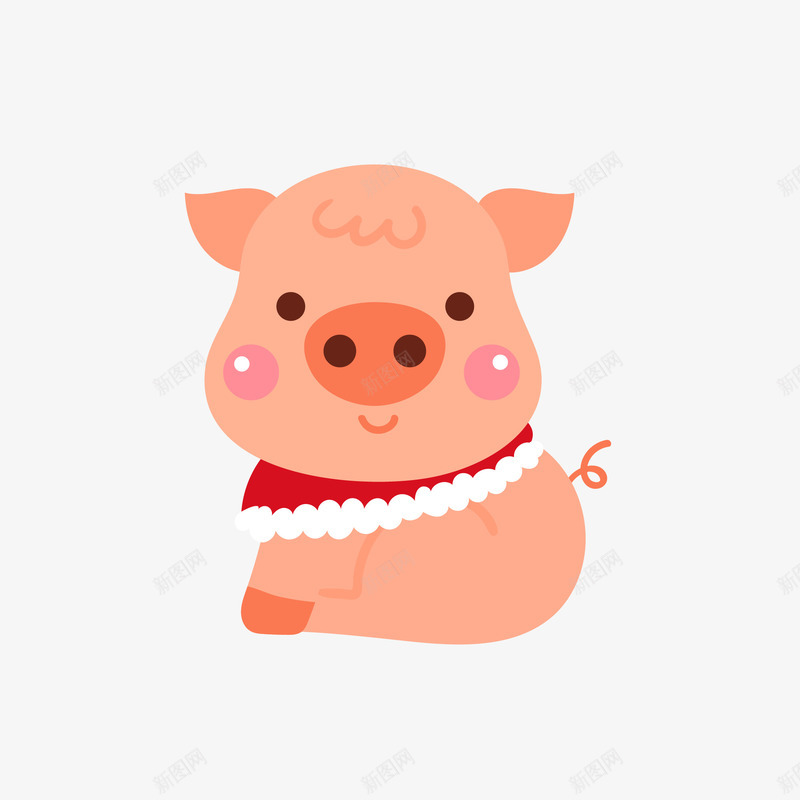 可爱圣诞节新年卡通pig矢量图eps免抠素材_新图网 https://ixintu.com pig 卡通可爱 卡通矢量 可爱 圣诞节 圣诞节矢量 矢量卡通 矢量可爱 矢量图